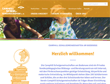Tablet Screenshot of camphill-schulgemeinschaften.de